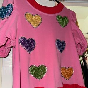 Queen Of Sparkles Pearly heart dress!